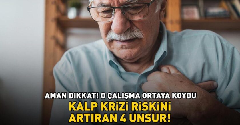 KALP RİSKİNİ ARTIRAN 4 FAKTÖR! Dikkat! O araştırma ortaya çıkardı!