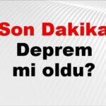 Balıkesir’de Deprem Mi Gerçekleşti? Son Gelişmeler ve Detaylar!