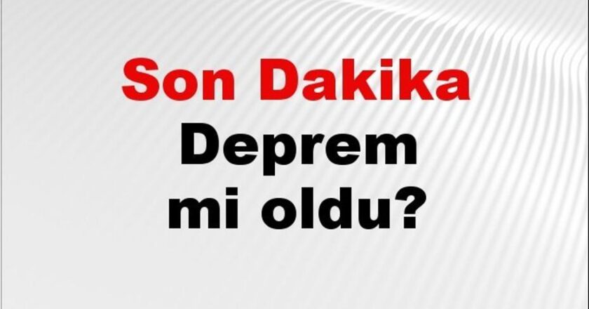 Balıkesir’de Deprem Mi Gerçekleşti? Son Gelişmeler ve Detaylar!